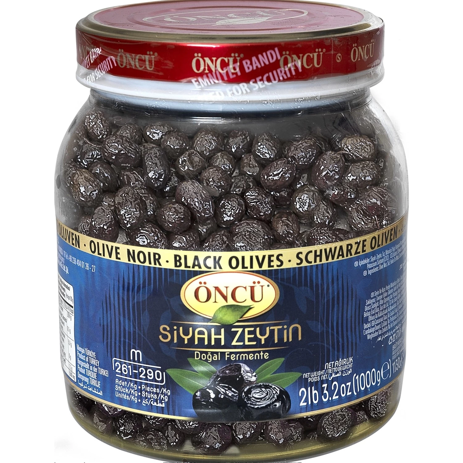 ÖNCÜ BLACK OLIVES 1 KG