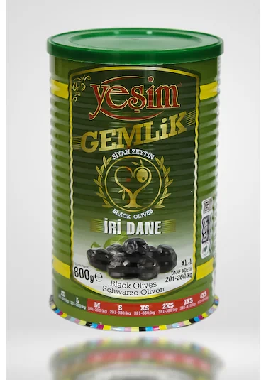 YEŞİM BLACK OLIVE GEMLIK GOLD 800 GR