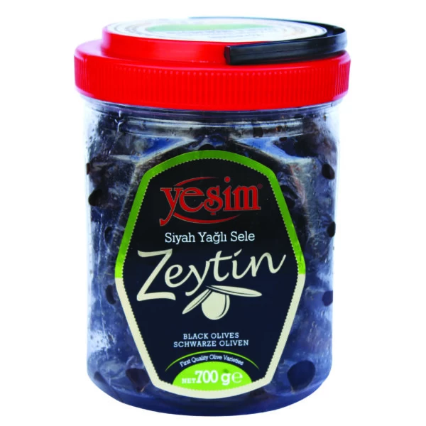 YEŞİM GEMLİK BLACK OLIVE PET 700 GR*6