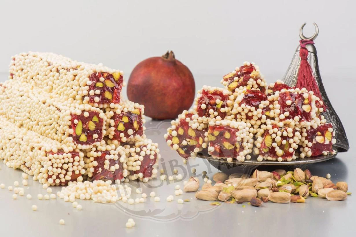 Pomegranate Pistachio With White Chocolate