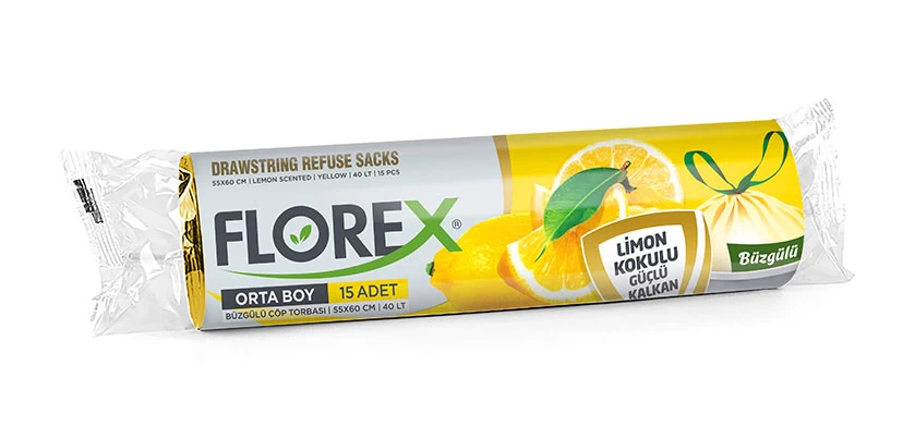 FLOREX WASTE BAG LEMON BIG