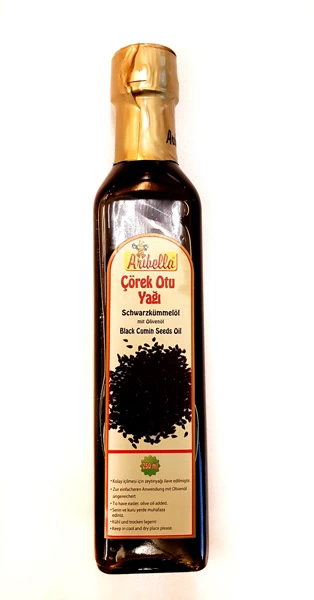 ARIBELLA BLACK SEED OIL 250 CC GLASS