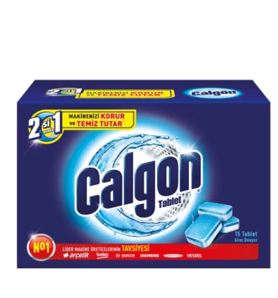 Calgon 2 in 1 Anti-Calc Tab 15 pcs