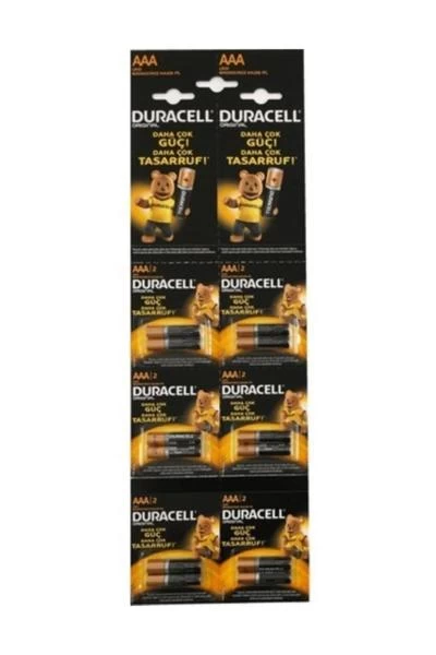 Duracell HBDC Color Chart AAA 2-pack of 6 12 pc