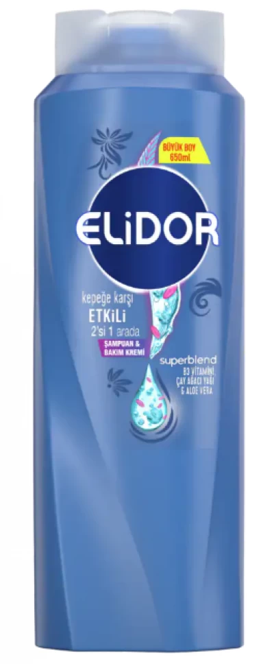 Elidor Anti-Dandruff 2 in 1 Shampoo 650 ml