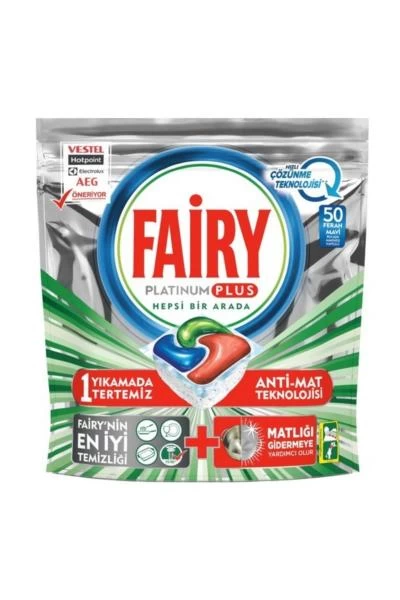 Fairy Tabs Platinum Plus 50 pcs