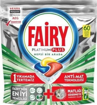 Fairy Tabs Platinum Plus 60 pcs