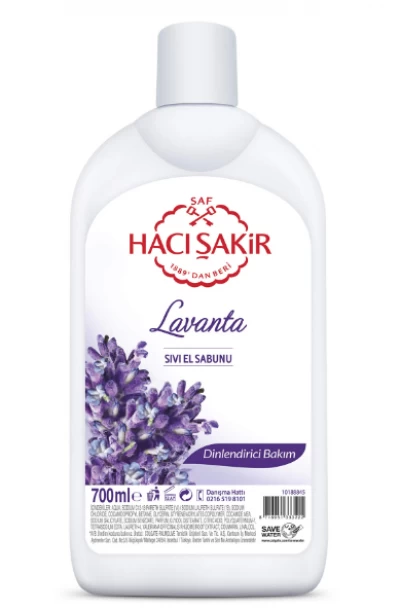 Hacı Şakir Liquid Soap Lavender 700 ml