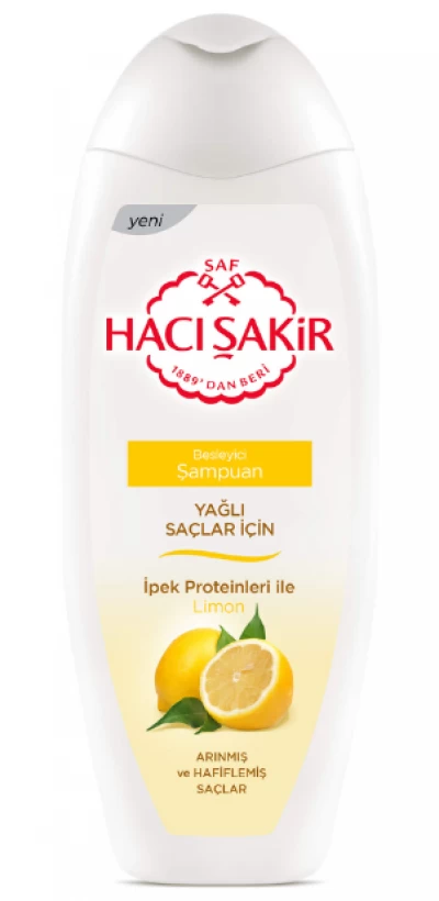 Hacı Şakir Shampoo Lemon For Oily Hair 500 m