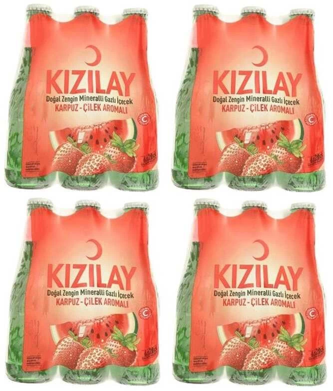 KIZILAY MINERAL WATER WATERMELON & STRAWBERRY *24