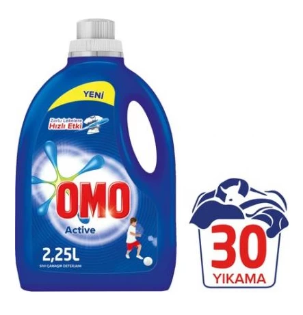 Omo Liquid Detergent Active 2250 ml