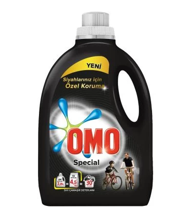 Omo Liquid Detergent Black 2250 ml