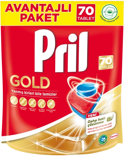 Pril Tabs Gold Doypack 70 pcs