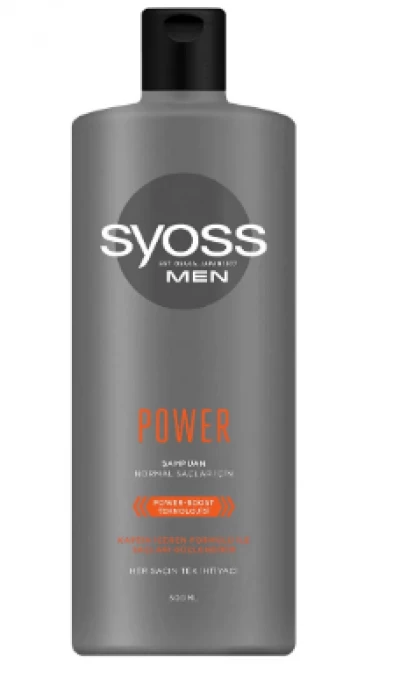 syoss Men Power Shampoo for Normal Hair 500 ml