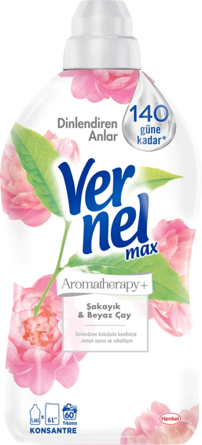 Vernel Max Aromatherapy Peony&White Tea 1440 ml